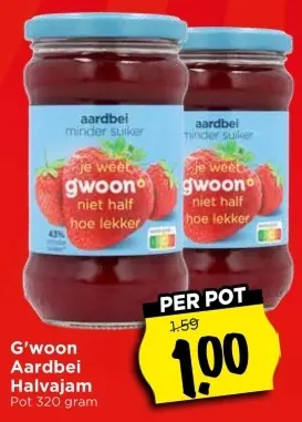 Aanbieding: Aardbei Halvajam