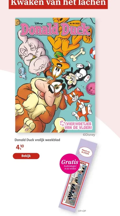 Aanbieding: Donald Duck vrolijk weekblad