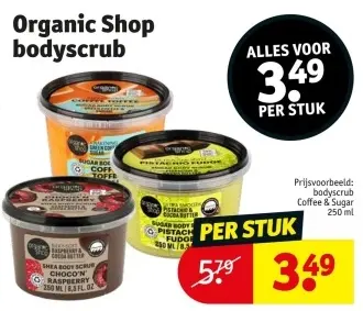 Aanbieding: Organic Shop bodyscrub