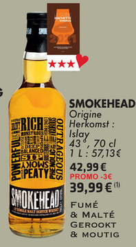 Offre: SMOKEHEAD FUME & MALTÉ GEROOKT & MOUTIG