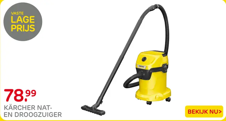Aanbieding: Nat- En Droogzuiger