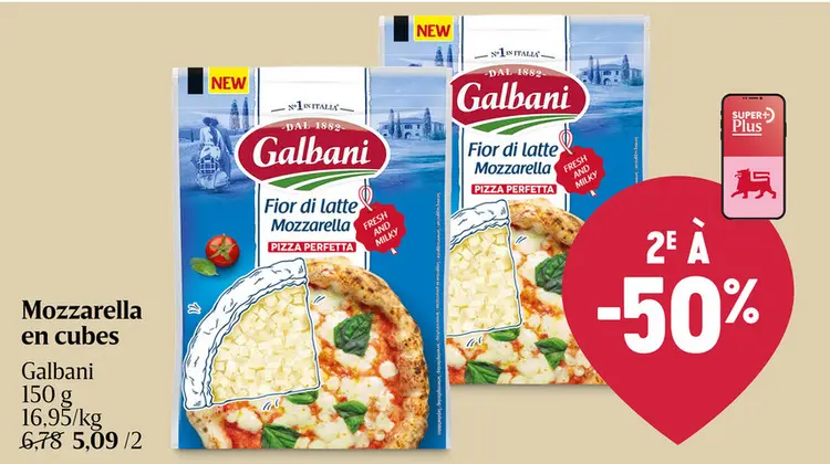 Offre: Mozzarella en cubes