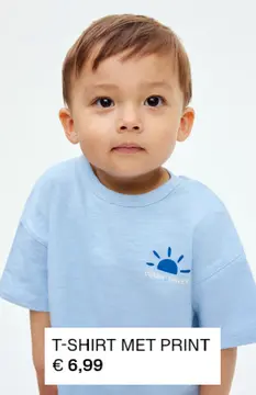 Aanbieding: T-SHIRT MET PRINT