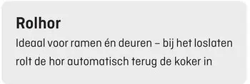 Aanbieding: Rolhor