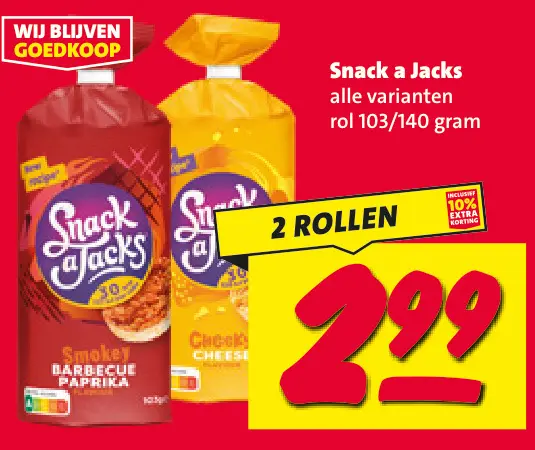 Aanbieding: Snack a Jacks
