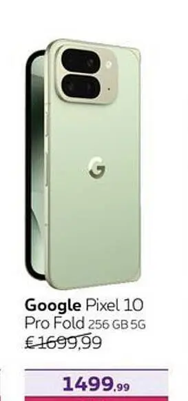 Promotie: Pixel 10 Pro Fold