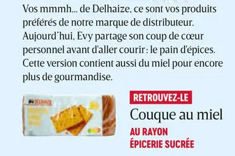 Offre: Couque au miel