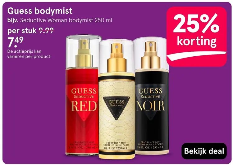 Aanbieding: Guess bodymist