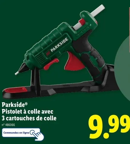Offre: Pistolet à colle avec 3 cartouches de colle