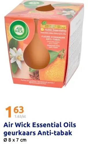 Aanbieding: Essential Oils geurkaars Anti-tabak