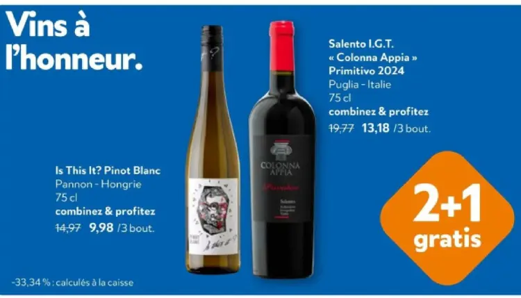 Offre: Vins