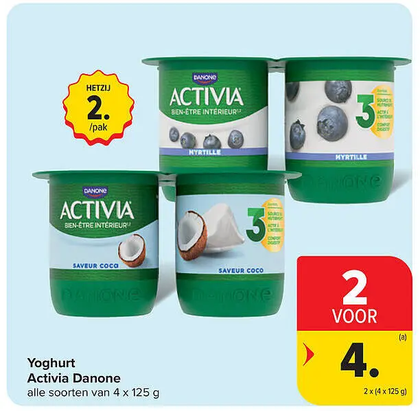 Aanbieding: Yoghurt Activia