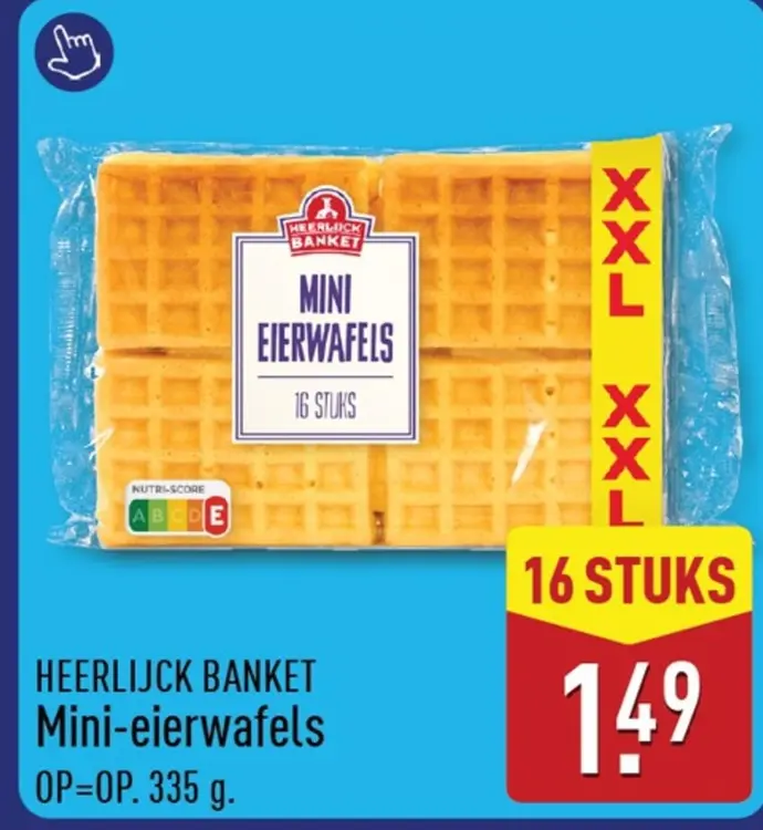 Aanbieding: Mini-eierwafels