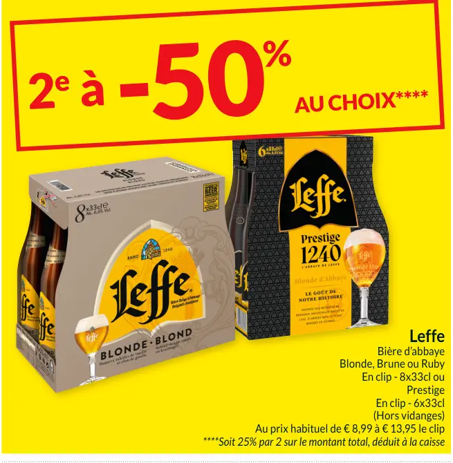 Offre: Bière d'abbaye