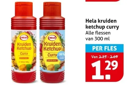 Aanbieding: Kruiden ketchup curry