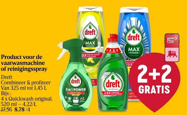 Promotie: Product voor de vaatwasmachine of reinigingss