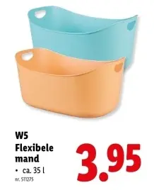 Promotie: Flexibele mand