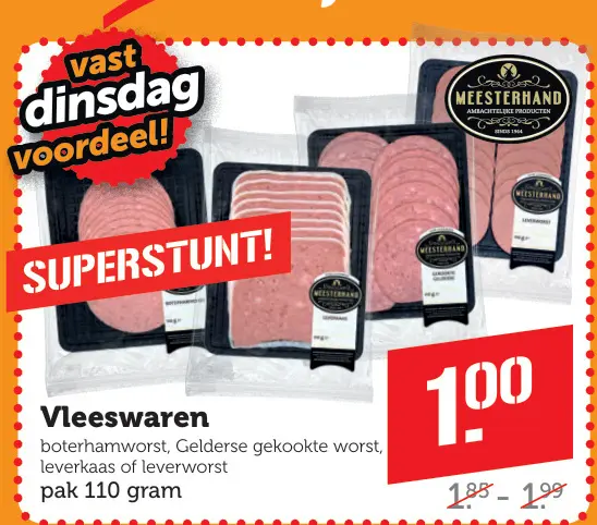 Aanbieding: Vleeswaren
