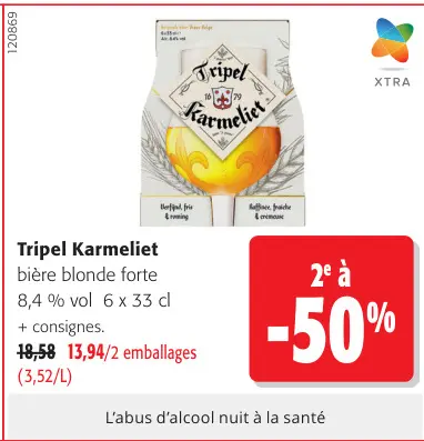 Offre: Tripel Karmeliet