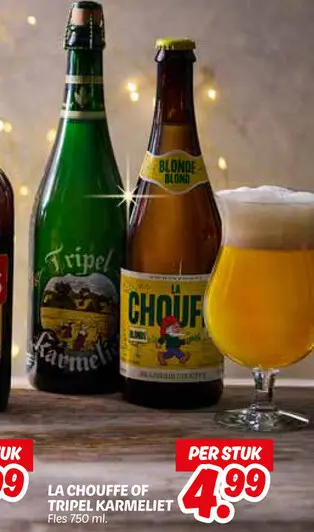 Aanbieding: La chouffe of TRIPEL KARMELIET