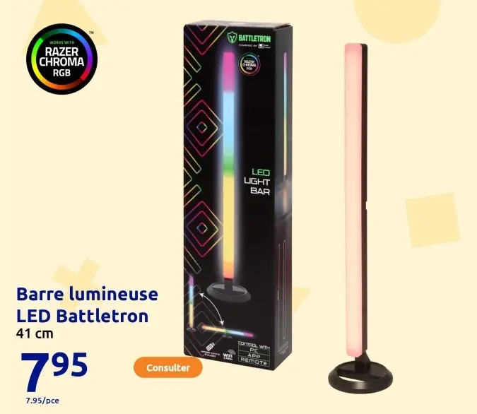 Offre: Barre lumineuse LED Battletron