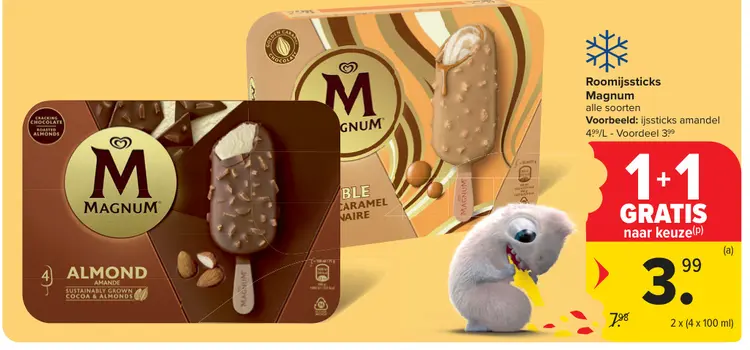 Promotie: Roomijssticks