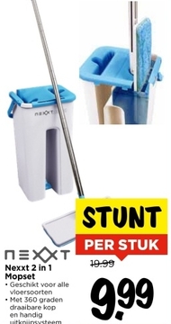 Aanbieding: Nexxt 2 in 1 Mopset