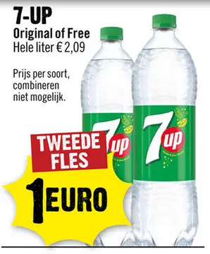 Aanbieding: 7-UP Original of Free
