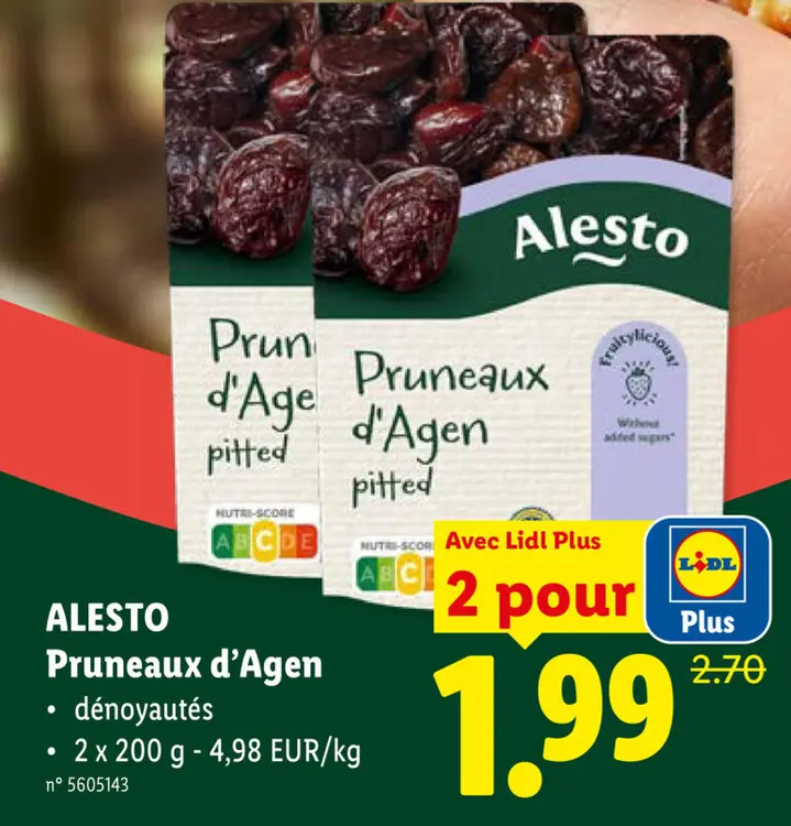 Offre: Pruneaux d'Agen