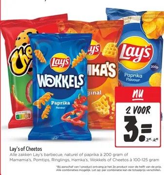 Aanbieding: Lay's of Cheetos