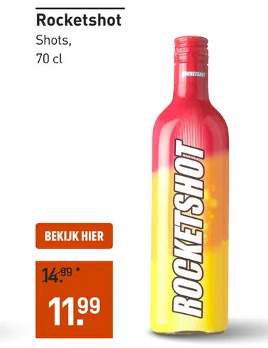 Aanbieding: Rocketshot 70CL