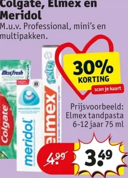 Promotie: tandpasta