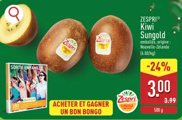 Offre: Kiwi Sungold