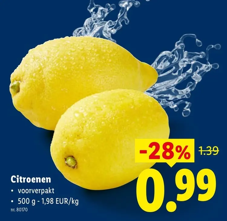 Promotie: Citroenen