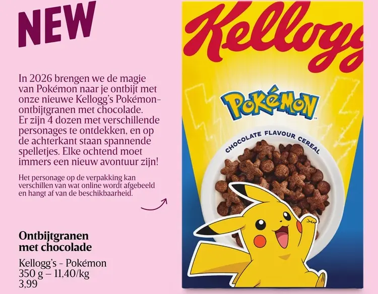 Promotie: Ontbijtgranen met chocolade
