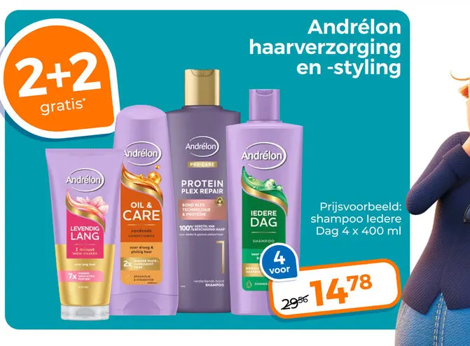 Aanbieding: Andrélon haarverzorging en -styling