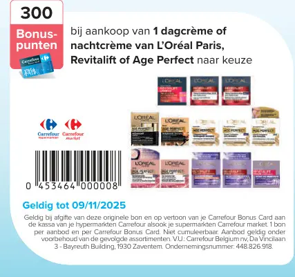 Aanbieding: dagcrème of nachtcrème