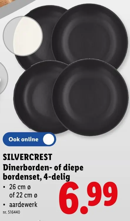 Promotie: Dinerborden- of diepe bordenset