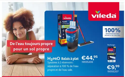 Offre: H2PRO Balais à plat