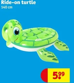 Aanbieding: Ride-on turtle