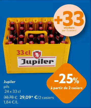 Offre: Jupiler