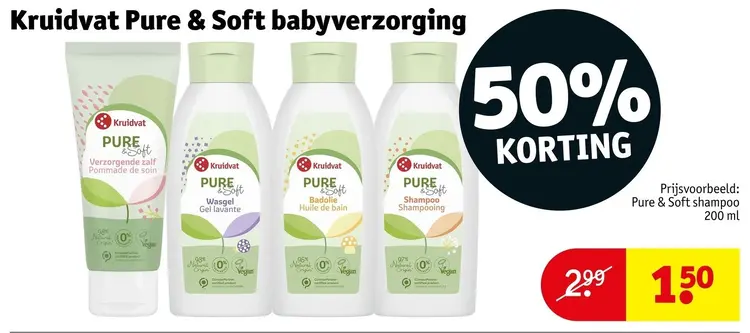Aanbieding: Pure & Soft babyverzorging