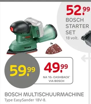 Aanbieding: Bosch multischuurmachine