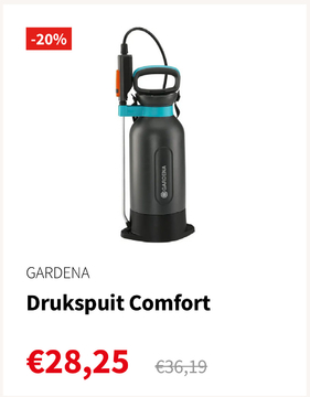 Aanbieding: Drukspuit - Comfort 5L - Antraciet Grijs