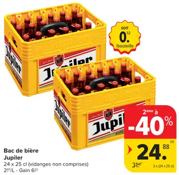 Offre: Bac de bière