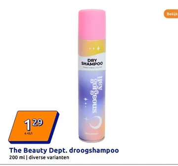 Aanbieding: The Beauty Dept. droogshampoo