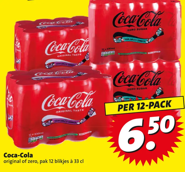 Aanbieding: Original of zero, pak 12 blikjes à 33 cl