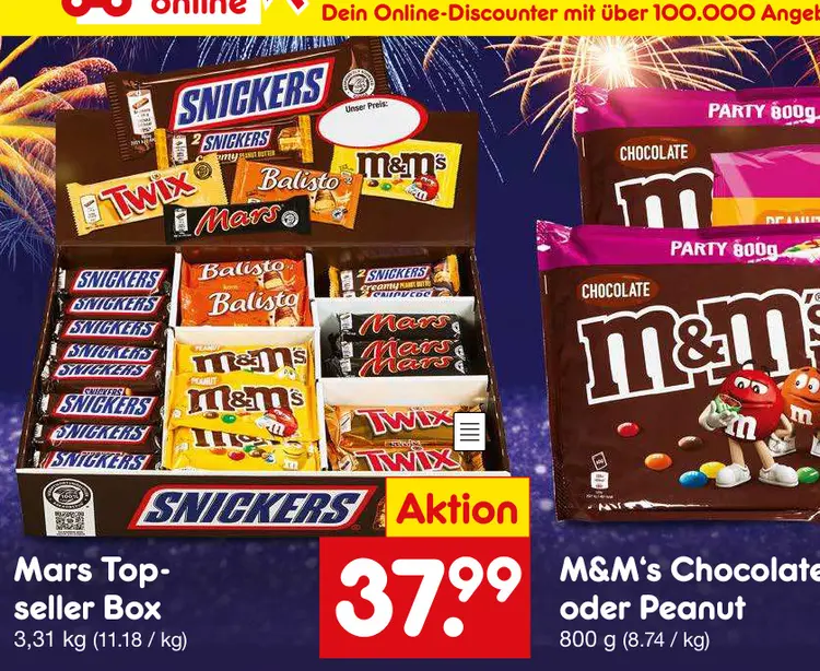 Aanbieding: Mars Top-seller Box