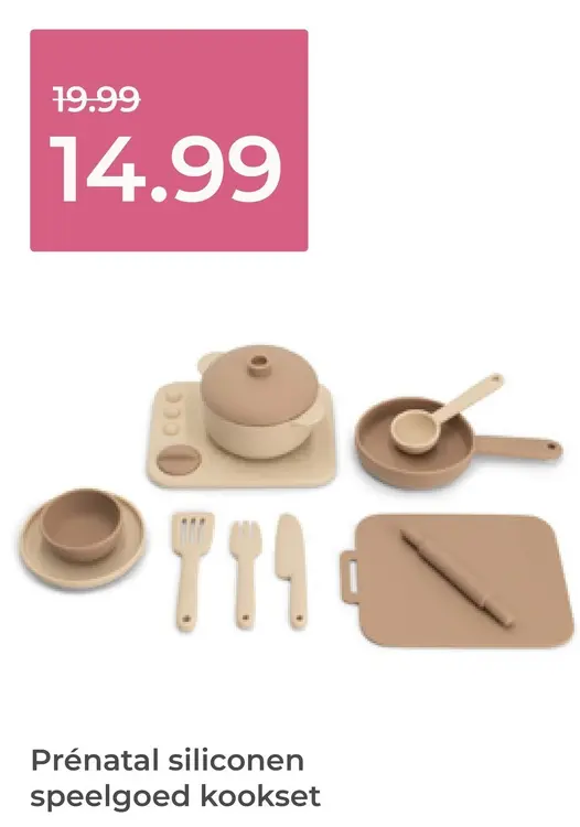 Aanbieding: Siliconen speelgoed kookset