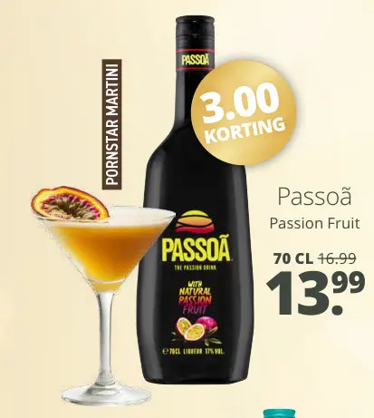 Aanbieding: Passoã Passion Fruit
